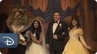 ‘Beauty amp the Beast’ Inspired Wedding at Walt Disney World [upl. by Dolf]