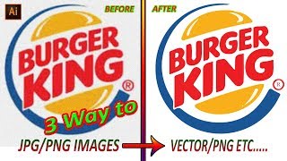 3 Way to Convert JPG to Vector  Auto Image Trace  Adobe Illustrator [upl. by Sheline]