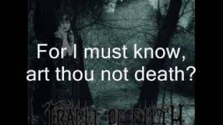 Cradle of Filth  A Gothic Romance with lyrics [upl. by Adnolahs866]