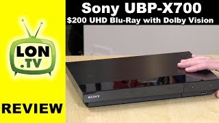 Sony UBPX700 Review  4K Ultra HD Bluray Player with Dolby Vision  Home Theater Series Continues [upl. by Gridley]