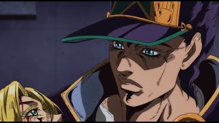 Jojo Part 6 Dub Jotaro Saves Jolyne [upl. by Hose]