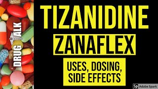 Tizanidine Zanaflex  Uses Dosing Side Effects [upl. by Beatrice]