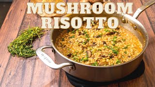 MUSHROOM RISOTTO  Easy Risotto Recipe [upl. by Seitz]