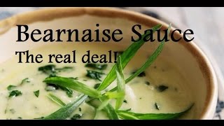 Authentic Bearnaise Sauce  Bearnaise tutorial  Step by Step French Recipe [upl. by Siddra]