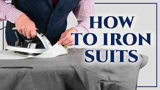 How To Iron A Suit Blazer or Sport Coat  How To Press Suits Sleeves Back Gentlemans Gazette [upl. by Nahtnhoj595]