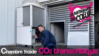 Chambre froide CO2 pour les Restos du cœur [upl. by Herwick]