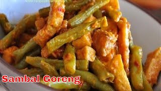 Sambal Goreng  Tahu Tempe  Veg Side Dish [upl. by Htebazle]