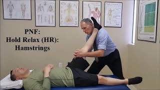 Proprioceptive Neuromuscular Facilitation PNF Stretch  Hold Relax HR [upl. by Viviane]