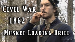 Civil War  Musket Loading Drill quotInNineTimesquot HD [upl. by Ettenaj953]