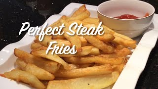 Steak Fries  Crispy French Fries Recipe  How to make Steak Fries  French Fries like restaurants [upl. by Annaiel]