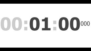 1 Minute Stopwatch HD [upl. by Wilmar258]