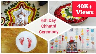 Chhathi  Chatti Ceremony  6th Day Naming Ceremony of New Born Baby [upl. by Red]