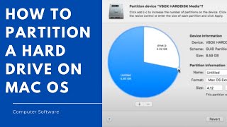 How to partition a hard drive on MacOS in 3 minutes [upl. by Tnilc]