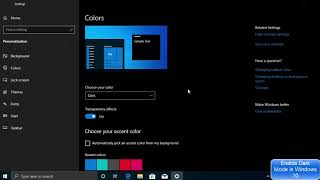 How to Enable Dark Mode in Windows 10 Officially [upl. by Schrader]