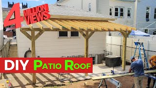 DIY Patio Roof  HANDYBROS [upl. by Aljan564]