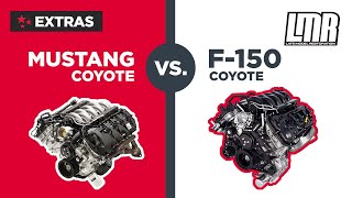 Mustang vs F150 Coyote Engine  Whats The Difference [upl. by Sulienroc]