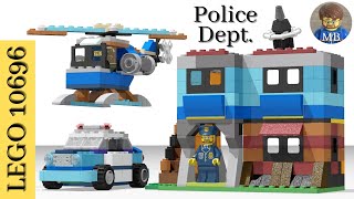 Lego classic 10696  Police Department  DIY instruction  building ideas [upl. by Kaylyn]