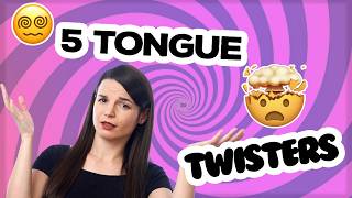 Top 5 Tongue Twisters in English [upl. by Ariait]