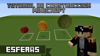 Tutorial de Construcción Minecraft  Esferas [upl. by Fachanan]