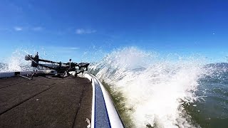 How To Drive A Boat In Big Waves [upl. by Plossl]