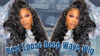 Best Loose Deep Wave Wig  IShow Hair [upl. by Yasmine]