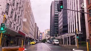 Wellington City Drive New Zealand 4K [upl. by Nerrol]