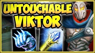 NEW TANK VIKTOR 100 KITEDODGE ALL ABILITIES TANK VIKTOR SEASON 8 TOP GAMEPLAY League of Legends [upl. by Oiluj]