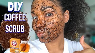 DIY Coffee FACE Scrub  Gorgeous Skin [upl. by Giwdul]