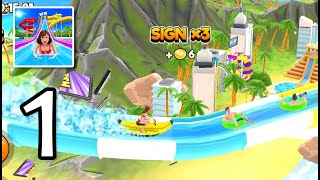 Uphill Rush Water Park Racing  Gameplay Walkthrough Part 1 iOS Android [upl. by Enirbas]