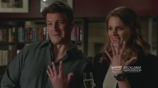 Castle 7x07 First Scene quotOnce Upon a Time in the Westquot HQcc Caskett Lanie Espo Ryan Our Place [upl. by Egreog]