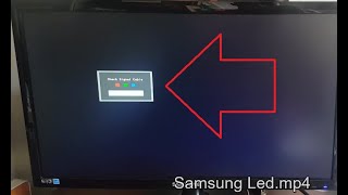 Monitor Samsung Led S22A300B sem sinal  Check signal cable [upl. by Liahcim]