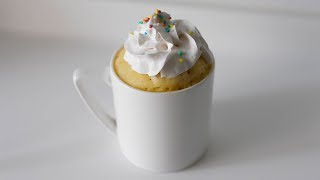 Vanilla Mug Cake Recipe [upl. by Asille]