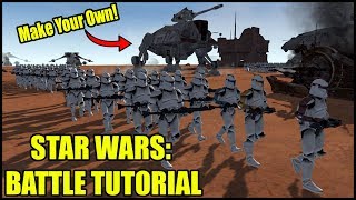 How to Make a Star Wars Battle  Men of War Star Wars Galaxy at War Mod Editor Tutorial [upl. by Kurys]