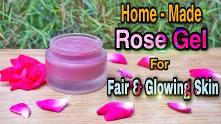 Homemade Rose Gel How To Make Rose Gel At Home Diy Rose Glow Serum At Home Homemade Rose Serum [upl. by Ylicec]