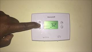 How To Easily Program a Honeywell Thermostat [upl. by Cissiee]