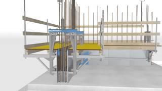 Bitschnau Slipform Animation Gleitschalung Slipforming FUTURA System [upl. by Rossi]