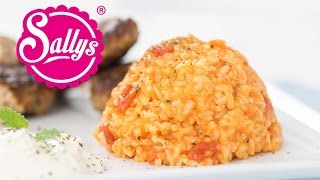 griechischer Tomatenreis  vegan  Sallys Welt [upl. by Favien]