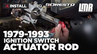 19791993 Mustang 50 Resto Ignition Switch Actuator Rod  Install amp Review [upl. by Ragland945]