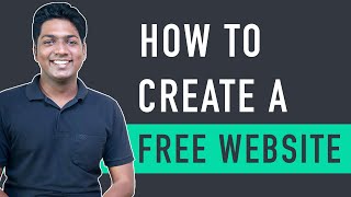 How To Create A Free Website  with Free Domain amp Hosting [upl. by Anitsahs728]