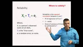 Classical test theory and reliability [upl. by Sanbo]