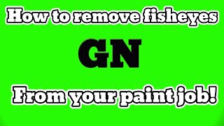 How to remove fisheyes from your paint job DIY AUTOBODYfisheye removal [upl. by Ardnaek]