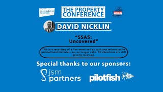 David Nicklin  SSAS and Property Investment  The Property Conference [upl. by Ettelocin]