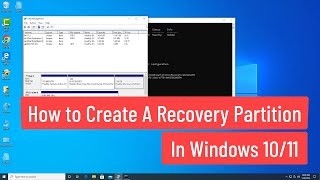 How to Create A Recovery Partition In Windows 1011 [upl. by Nyrhtac]