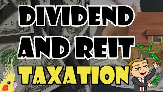 Dividend and REIT Taxation Explained With Actual Examples Dividend investing and taxes [upl. by Chema]