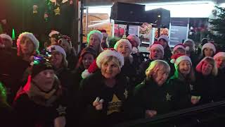 WHAT CHRISTMAS MEANS TO ME Rock Choir at Birkdale Lights Switch On 1st December 2024 [upl. by Gradeigh]