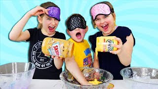 CILLA amp MADDY CHEATED Blindfolded Slime Challenge [upl. by Ycrem]