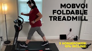 MOBVOI Folding Incline Treadmill Review [upl. by Anaya]