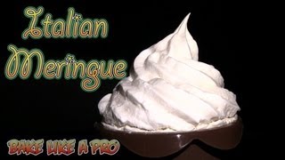 How To Make Italian Meringue Recipe [upl. by Igig]