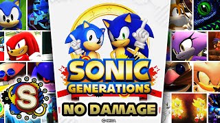 Sonic Generations  Full Game 100 Walkthrough No Damage [upl. by Aramoj]