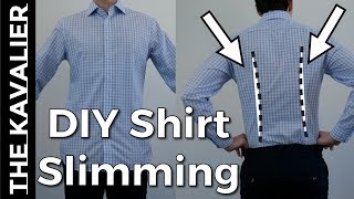 How To Slim Your Shirts With Simple Darts  DIY Tailor Series [upl. by Ciapha]